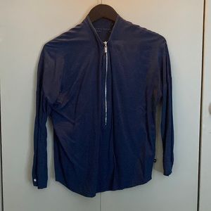 Zara William Rast Navy Blue Blouse size XS